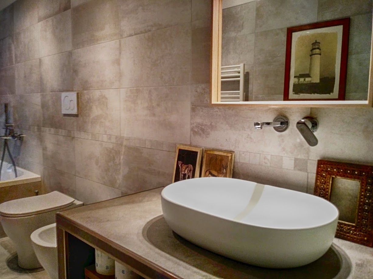 Second bathroom with shower