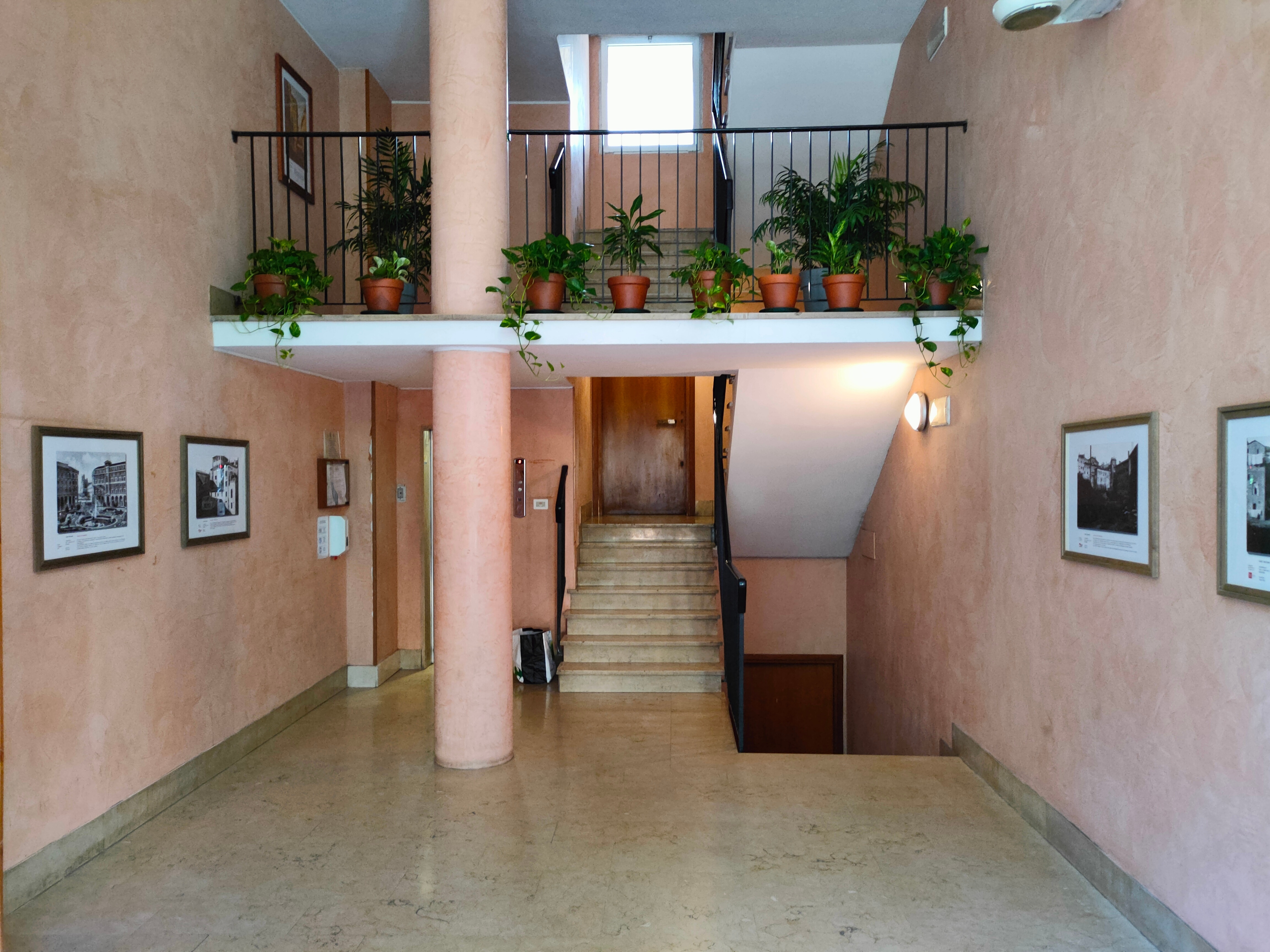 Entrance of the historic building