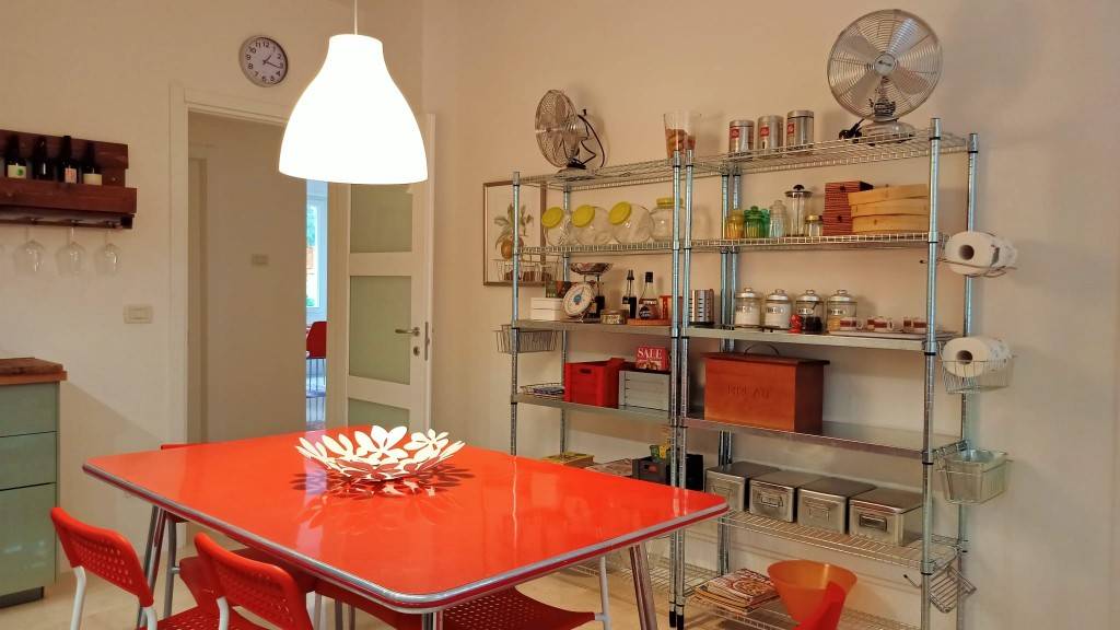 Dining area and office corner